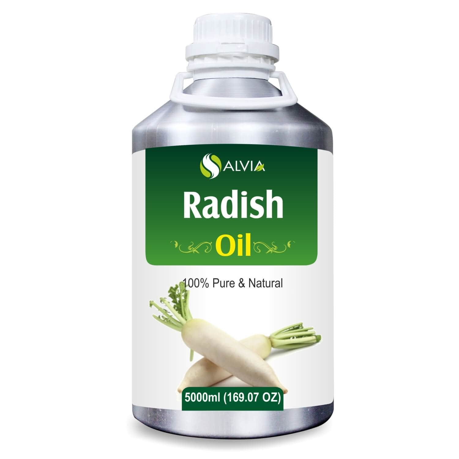 Salvia Natural Carrier Oils 5000ml Radish Oil (Raphanus Sativus) 100% Natural Pure Carrier Oil